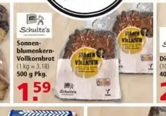 Multi Markt Sonnenblumenkern Vollkornbrot 500g Pkg. Angebot