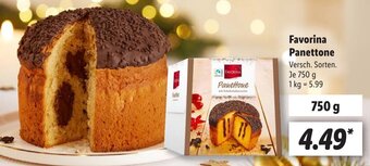 Lidl Favorina Panettone 750 g Angebot