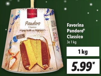 Lidl Favorina Pandoro Classico 1 kg Angebot