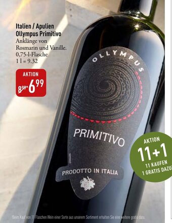 Galeria Markthalle Ollympus Primitivo 750ml Angebot