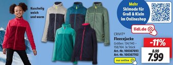 Lidl CRIVIT Fleecejacke Angebot