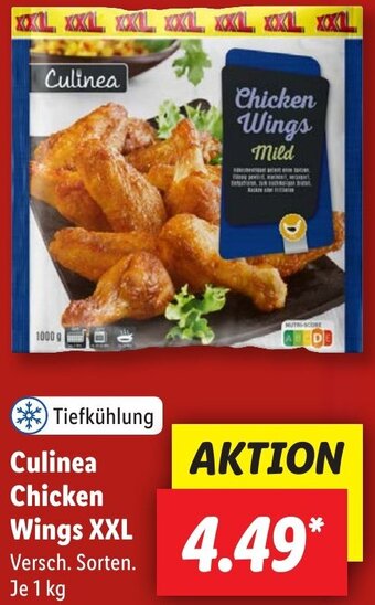 Lidl Culinea Chicken Wings XXL 1 kg Angebot