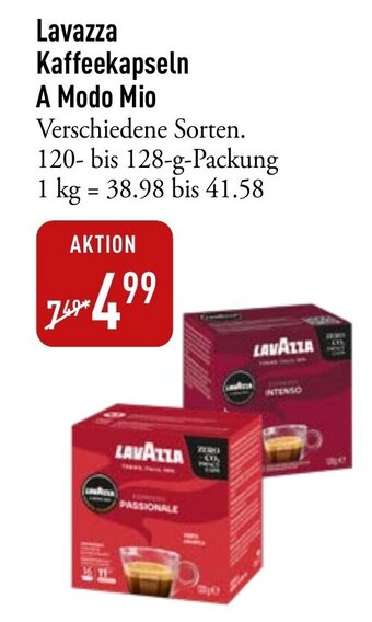 Galeria Markthalle Lavazza Kaffeekapseln A Modo Mio 120-128g Angebot