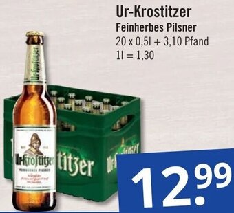 GetränkePartner Ur-Krostitzer Feinherbes Pilsner 20 x 0,5 L Angebot