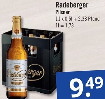 GetränkePartner Radeberger Pilsner 11x0,5 L Angebot