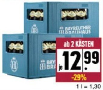 nah & gut Bayreuther Hell 2x20x0,5 Liter Kasten Angebot