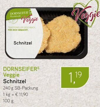 Dornseifer DORNSEIFERS Veggie Schnitzel 240 g SB-Packung Angebot