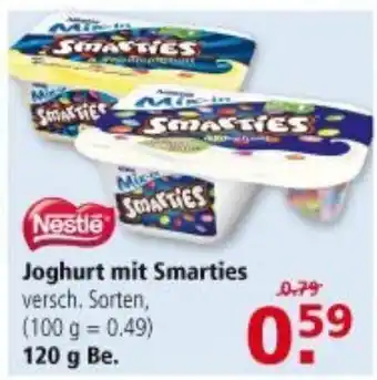 Multi Markt Joghurt mit smarties 120g Angebot