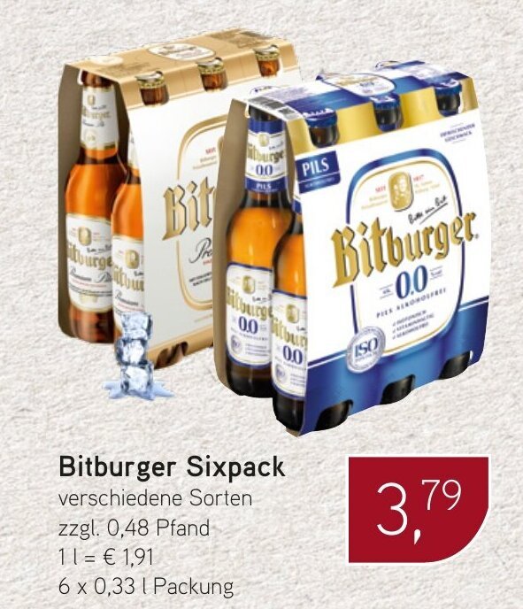 Bitburger 6*330ml Angebot bei Dornseifer