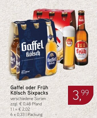 Dornseifer Gaffel oder Früh Kölsch 6*330ml Angebot