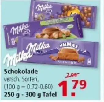 Multi Markt Schokolade 250-300g Angebot