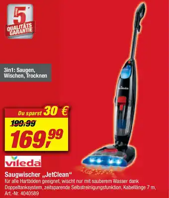 toom Baumarkt Vileda Saugwischer JetClean Angebot