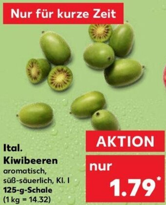 Kaufland Ital. Kiwibeeren 125 g Schale Angebot