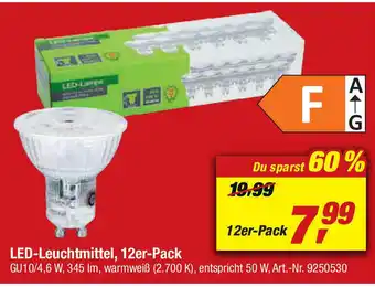 toom Baumarkt LED Leuchtmittel, 12er Pack Angebot