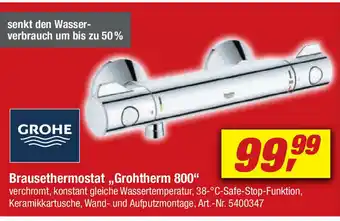 toom Baumarkt Grohe Brausethermostat Grohtherm 800 Angebot