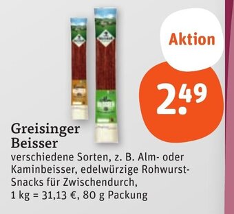 tegut Greisinger Beisser 80 g Angebot