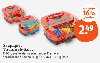 tegut Saupiquet Thunfisch-Salat 160 g Angebot