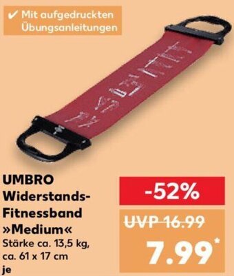 Kaufland UMBRO Widerstands Fitnessband Medium Angebot