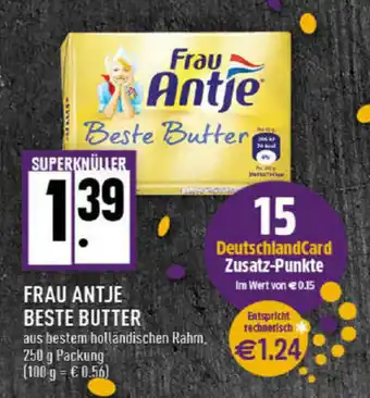 E-Center Frau Antje Beste Butter 250g Angebot