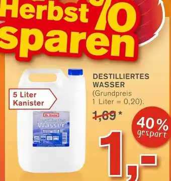 KODi Destilliertes wasser 1 liter Angebot