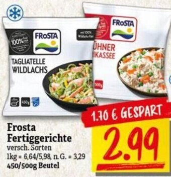 NP Discount Frosta Fertiggerichte 450/500g Beutel Angebot