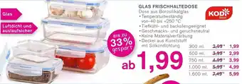 KODi Glas frischhaltedose Angebot