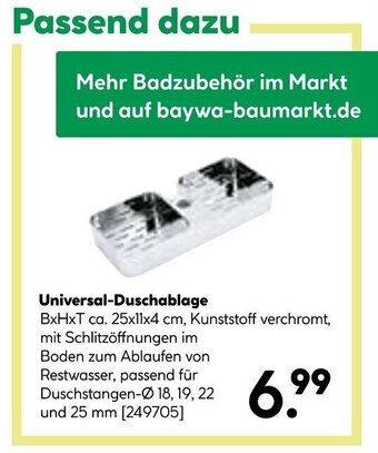 BayWa Universal-Duschablage Angebot