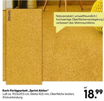 BayWa Kork-Fertigparkett ,,Sprint Aktion" Angebot