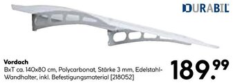 BayWa DURABIL Vordach Angebot