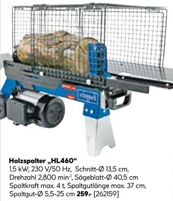 BayWa Scheppach Holzspalter ,,HL460" Angebot