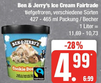 Edeka Ben & Jerry's Ice Cream Fairtrade 427-465 ml Packung / Becher Angebot