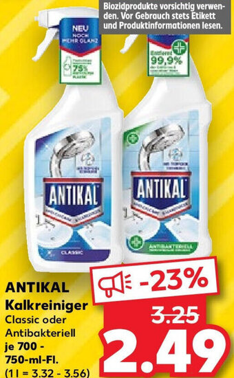 Kaufland ANTIKAL Kalkreiniger 700-750 ml Fl. Angebot