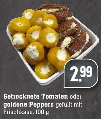 E-Center Getrocknete Tomaten oder goldene Peppers 100g Angebot