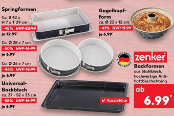 Kaufland Zenker Backformen Angebot