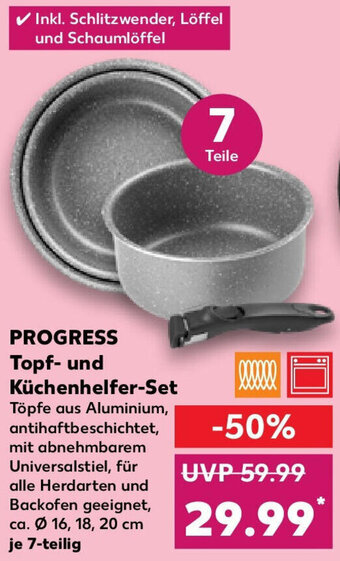 Kaufland PROGRESS Topf und Küchenhelfer-Set Angebot