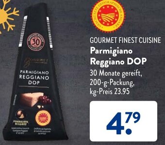 Aldi Süd GOURMET FINEST CUISINE Parmigiano Reggiano DOP 200 g Packung Angebot