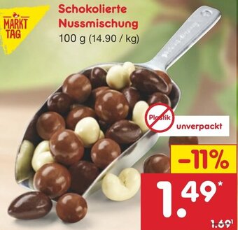 Netto Marken-Discount Schokolierte Nussmischung 100 g Angebot