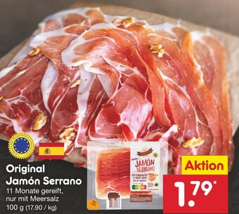 Netto Marken-Discount Original Jamón Serrano 100 g Angebot