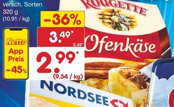 Netto Marken-Discount Rougette Ofenkäse 320 g Angebot