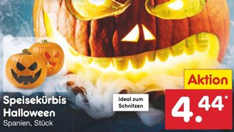Netto Marken-Discount Speisekürbis Halloween Angebot