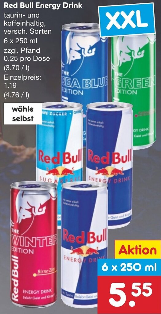 Red Bull Angebot Netto