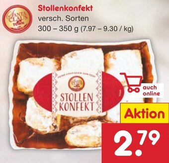 Netto Marken-Discount SANTA CLAUS TOWN Stollenkonfekt 300-350 g Angebot