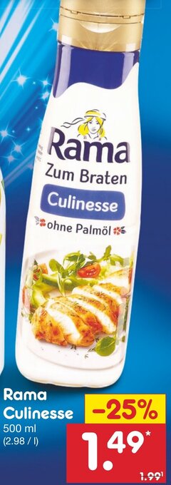 Netto Marken-Discount Rama Culinesse 500 ml Angebot