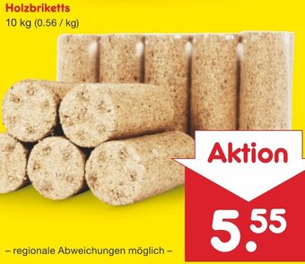 Netto Marken-Discount Holzbriketts 10 kg Angebot