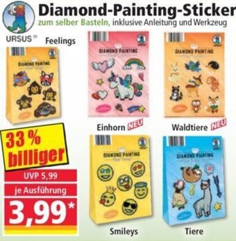 Norma Diamond Painting Sticker Angebot