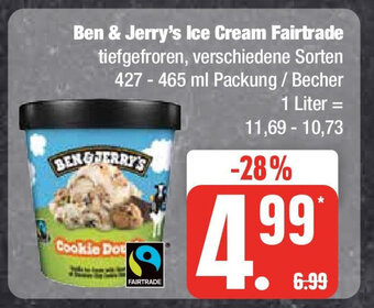 Marktkauf Ben & Jerry's Ice Cream Fairtrade 427-465 ml Angebot