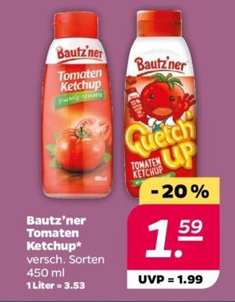 NETTO Bautz'ner Tomaten Ketchup 450 ml Angebot