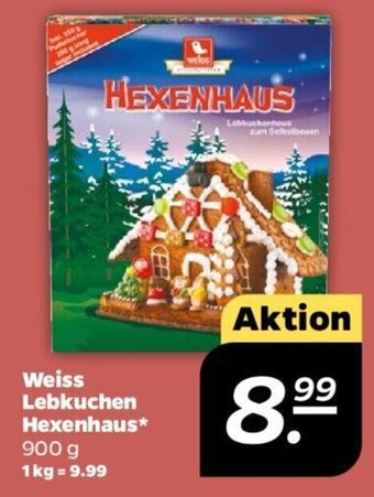 NETTO Weiss Lebkuchen Hexenhaus 900 g Angebot