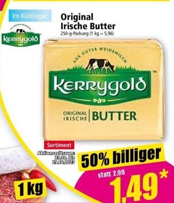 Norma ORIGINAL IRISCHE BUTTER 250 g Packung Angebot