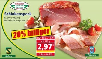 Norma Schinkenspeck ca. 300-g-Packung Angebot